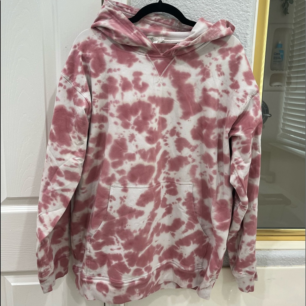 lululemon All Yours Hoodie Tie Dye *fleece sz 12